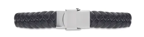 Bracelet tressé en simili cuir - Faulet