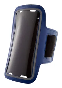 Brassard publicitaire pour téléphone portable - Foban | Bleu