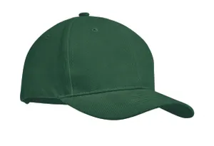 Brushed heavy cotton 6 panel Ba - Tekapo à personnaliser | Vert Foncé