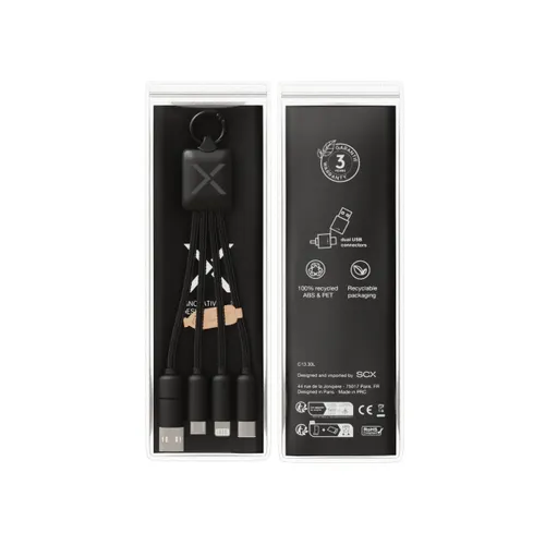 C13 - Câble éco 20W quatro light 5-en-1 personnalisé