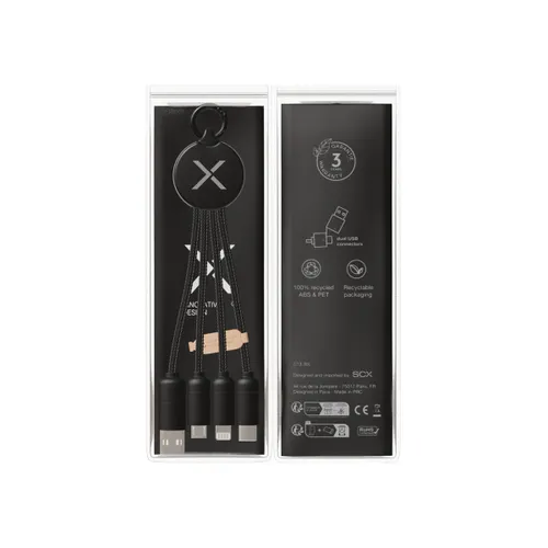 C14 - Câble éco personnalisé 20W ring 5-en-1