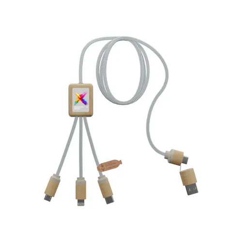 C49 - Câble 100% éco personnalisé 5-en-1