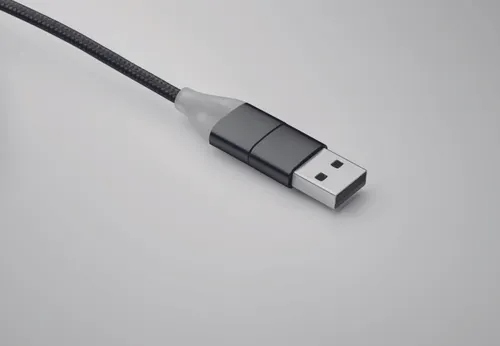 Câble de charge 4 en 1 type C personnalisable - Blue