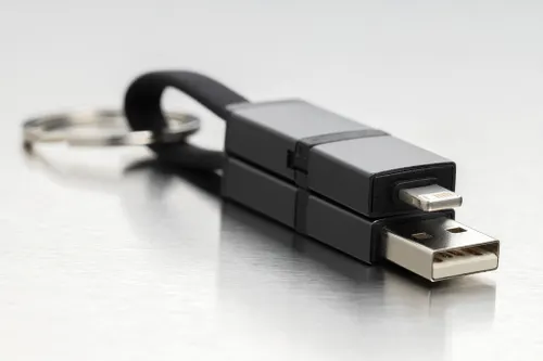 Câble de charge rapide personnalisé 4 en 1 60W en aluminium recyclé Terra - XD Xclusive