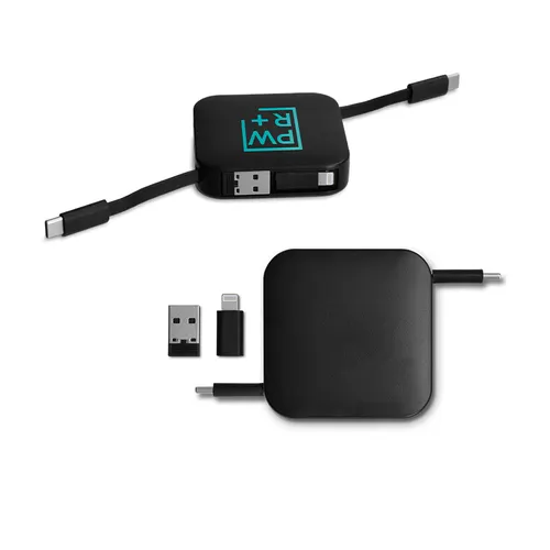 Câble de charge rétractable 4 en 1