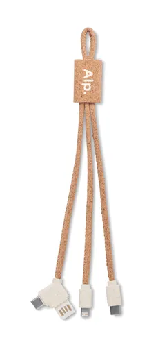 Câble de chargement publicitaire en liège - Cabie