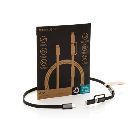 Câble de recharge rapide 60W 2-en-1 Arc RCS - XD Xclusive