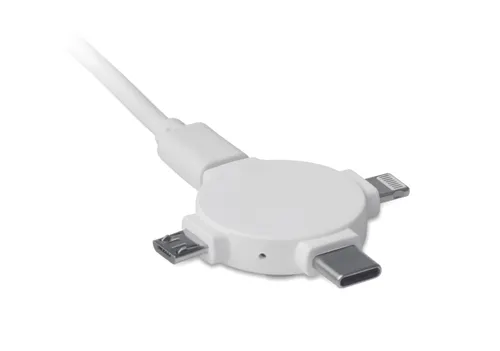 Câble publicitaire avec adaptateur 3 en 1 - Ligo Cable