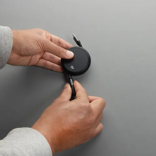 Câble rétractable 240W 2-en-1  en aluminium RCS Terra - XD Xclusive