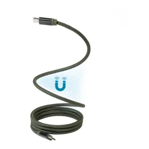 Câble USB-C 60 W magnétique - Magsle | Vert Foncé