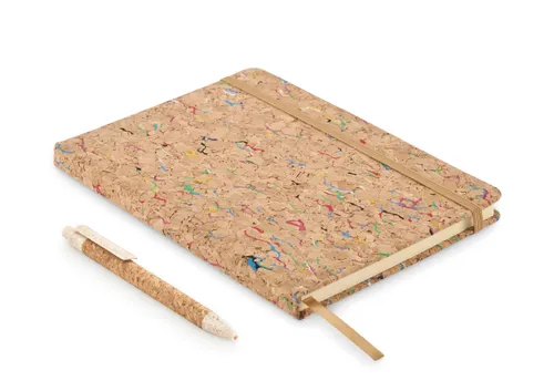 Cahier A5 en liège de couleur - Cornota