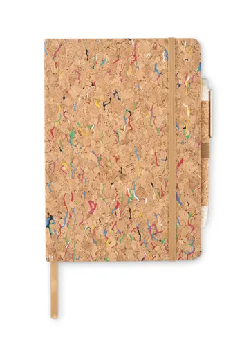 Cahier A5 en liège de couleur - Cornota