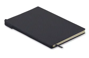 Cahier A5 en PU avec stylo - Nota | Noir