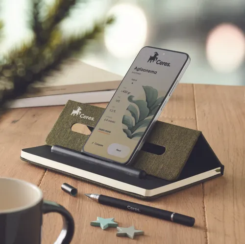 Cahier A5 personnalisé support de téléphone - Rinbook