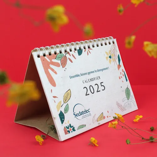 Calendrier à graines chevalet PRESTIGE