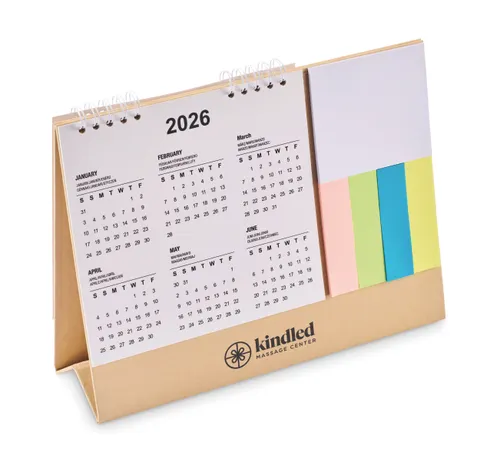 Calendrier de bureau personnalisé avec mémo - Calendoo