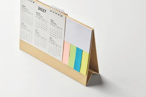 Calendrier de bureau personnalisé avec mémo - Calendoo