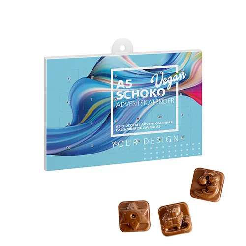 Calendrier de l'avent format A5 - VEGAN