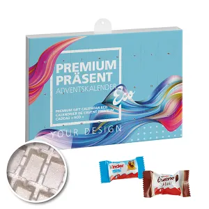 Calendrier de l'avent Premium cadeau – version écologique avec Kinder