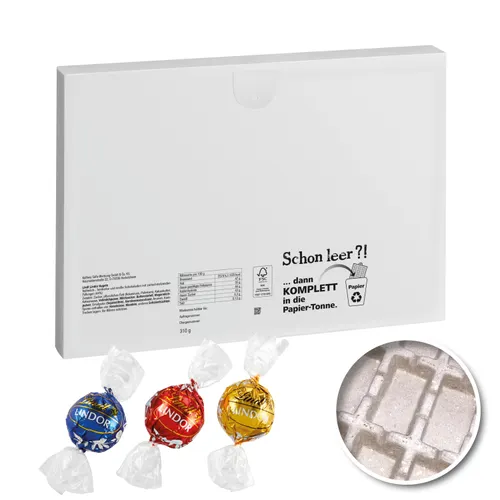 Calendrier de l'avent Premium cadeau – version écologique avec Lindor balles