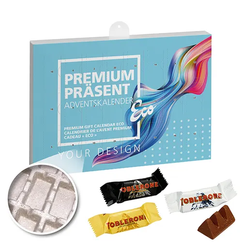 Calendrier de l'avent Premium cadeau – version écologique avec Toblerone Mix
