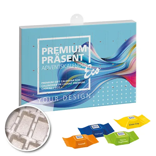 Calendrier de l’avent Premium cadeau «Eco» avec cubes Ritter Sport