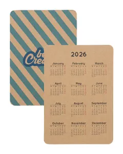 Calendrier de poche personnalisé - CreaDate Pocket Eco