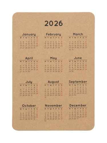 Calendrier de poche personnalisé - CreaDate Pocket Eco