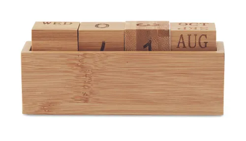 Calendrier en bambou personnalisé - Karenda