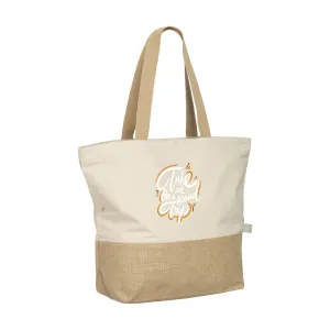 Cancun Beachbag Organic Cotton Personnalisé (320 g/m²)