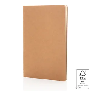 Carnet A5 à couverture souple personnalisable - XD Collection | Marron