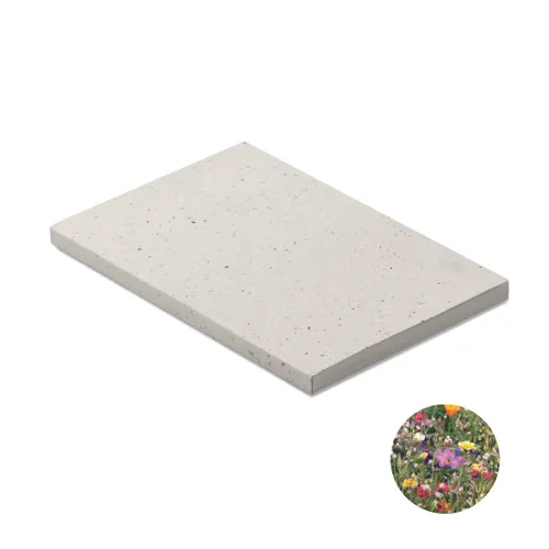 Carnet A5 couv. papier semence personnalisable - Seed Book