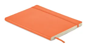 Carnet A5 couverture en PU personnalisable - Breta | Orange