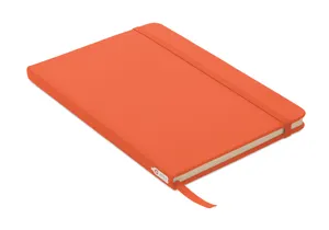 Carnet A5 couverture RPET 600D personnalisable - Note Rpet | Orange
