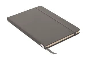 Carnet A5 couverture RPET 600D personnalisable - Note Rpet | Gris Pierre