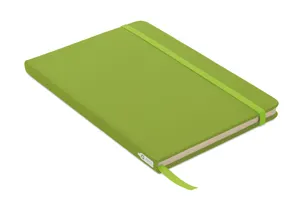 Carnet A5 couverture RPET 600D personnalisable - Note Rpet | Lime