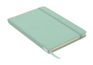 Carnet A5 couverture RPET 600D personnalisable - Note Rpet | Vert Menthe