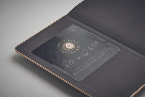 Carnet A5 en papier recyclé personnalisable - Grow