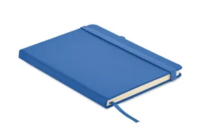 Carnet A5 ligné en PU recyclé personnalisable - Arpu | Bleu Royal