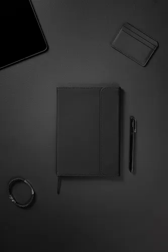 Carnet A5 personnalisable en papier et PU certifié GRS Baltimore - Vinga