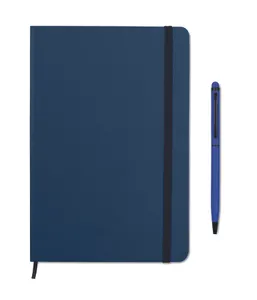 Carnet A5 personnalisé et stylo assorti - Neilo Set | Blue