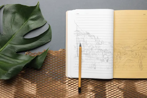 Carnet A5 personnalisé sans arbre Elowen - XD Collection