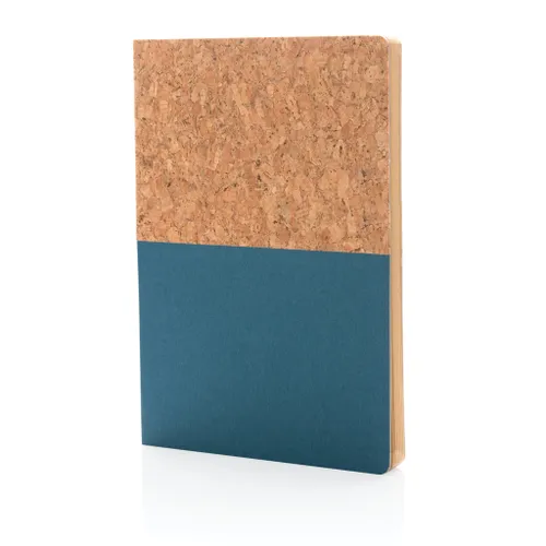 Carnet A5 publicitaire à couverture en kraft et en liège - XD Collection