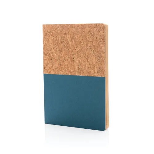 Carnet A5 publicitaire à couverture en kraft et en liège - XD Collection