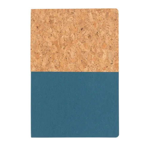 Carnet A5 publicitaire à couverture en kraft et en liège - XD Collection