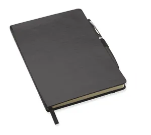 Carnet A5 publicitaire et stylo - Notaplus | Black