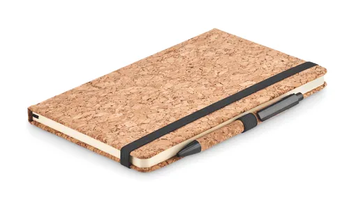 Carnet A5 & stylo en liège personnalisable - Suber Set