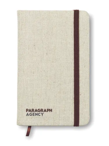 Carnet A6 personnalisable avec 96 pages toile