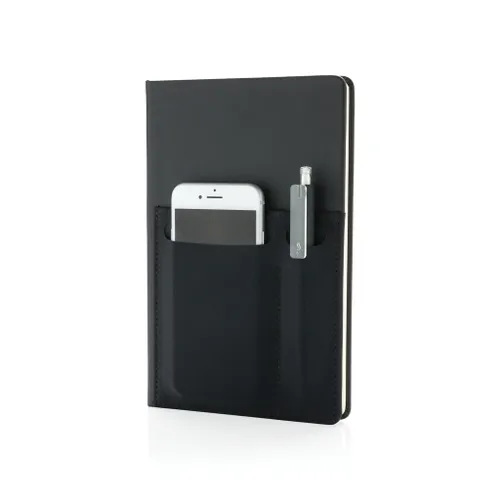 Carnet de notes A5 personnalisable avec pochettes - XD Collection