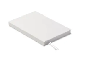 Carnet de notes A5 recyclé personnalisé - Journu | Blanc